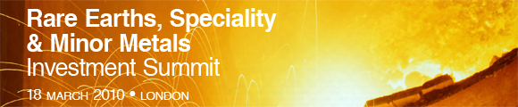 Rare Earth, Speciality & Minor Metals Investment Summit - London